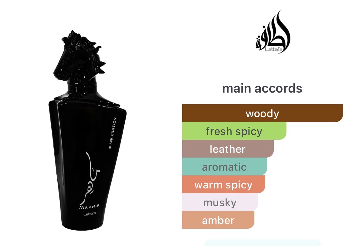 Maahir Black Edition Lattafa PERVARA