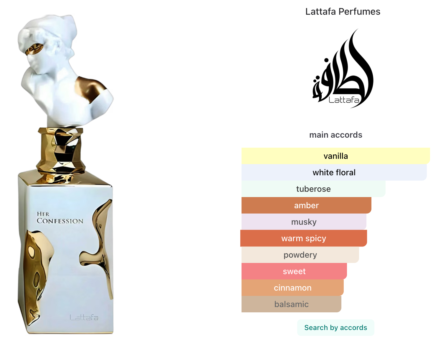 Her Confession Lattafa Eau de Parfum PERVARA