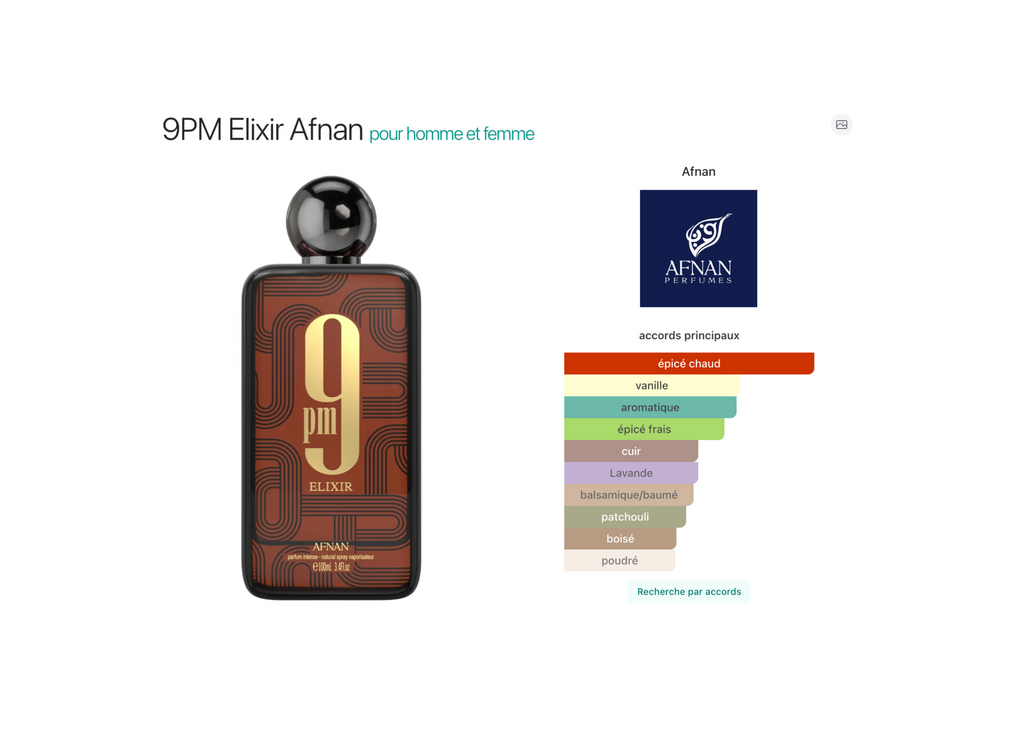 9PM Elixir Afnan Eau de Parfum