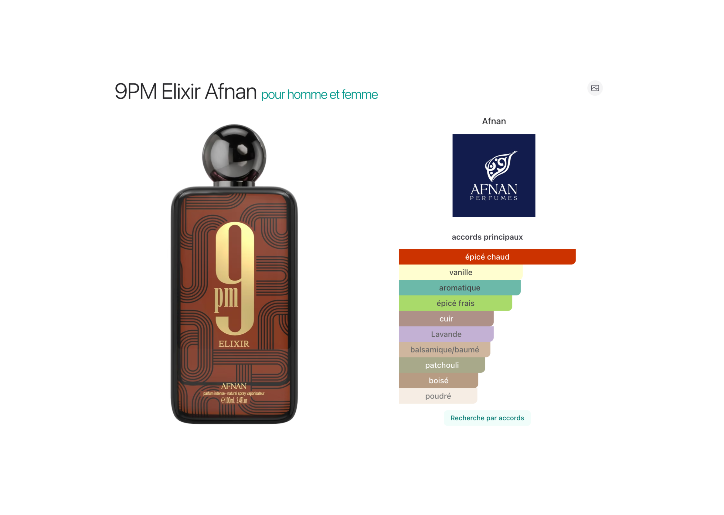 9PM Elixir Afnan Eau de Parfum