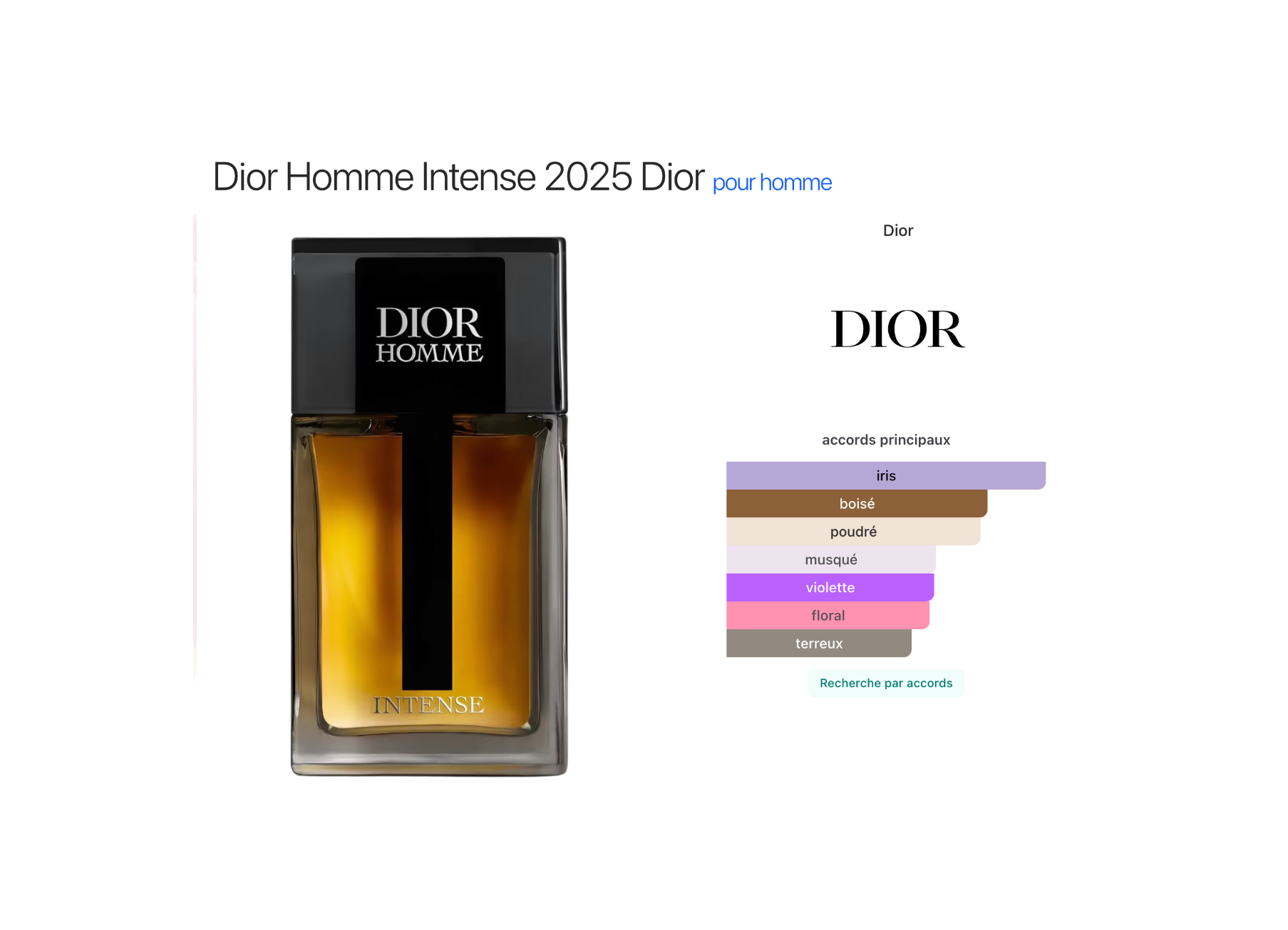 Dior Homme Intense 2025