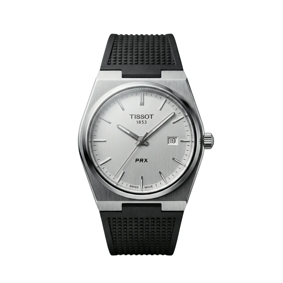 Tissot PRX Silicone Blanc